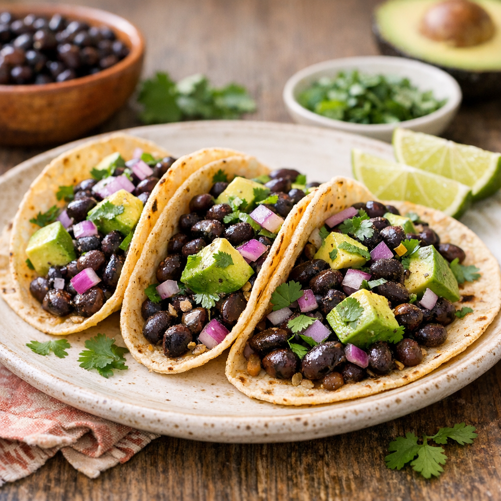 Quick Black Bean Tacos