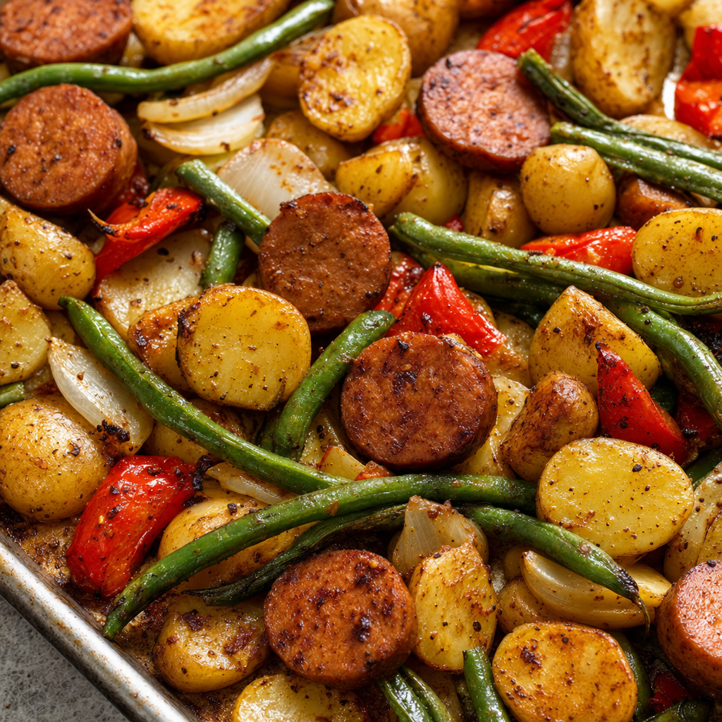 Sausage Potato Sheet Pan