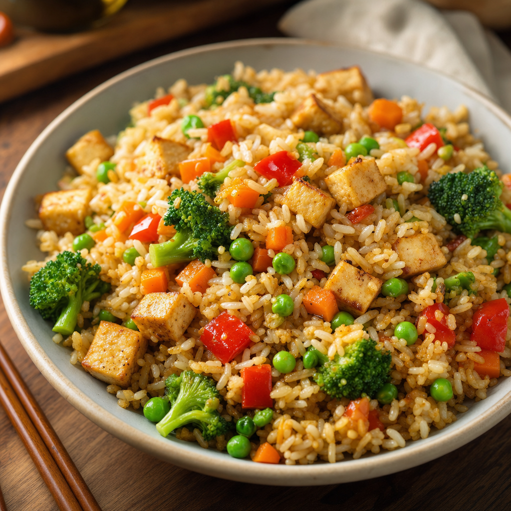 Rainbow Veggie Fried Rice