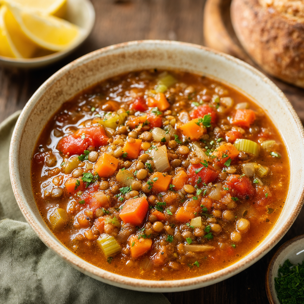 Mediterranean Lentil Soup