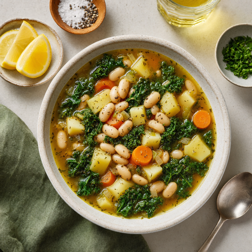 White Bean Kale Potato Soup