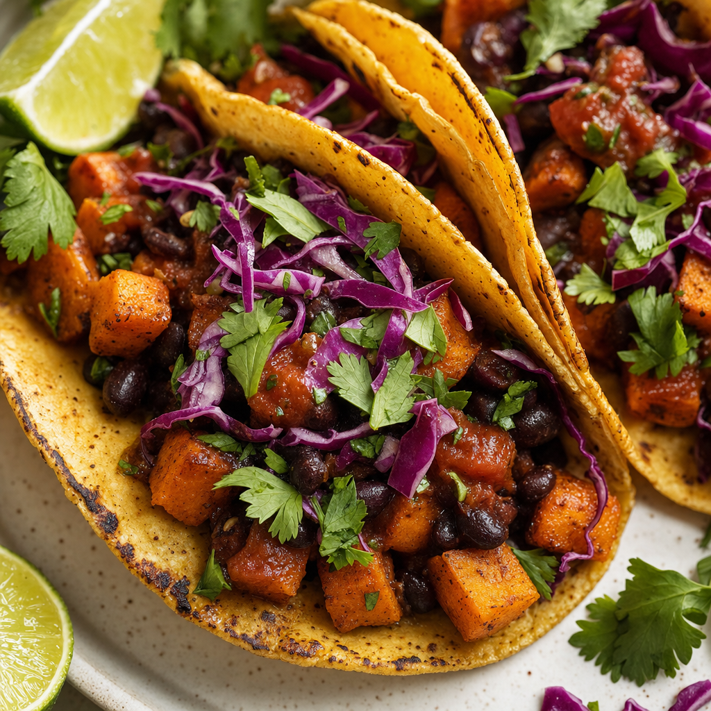 Black Bean Sweet Potato Tacos