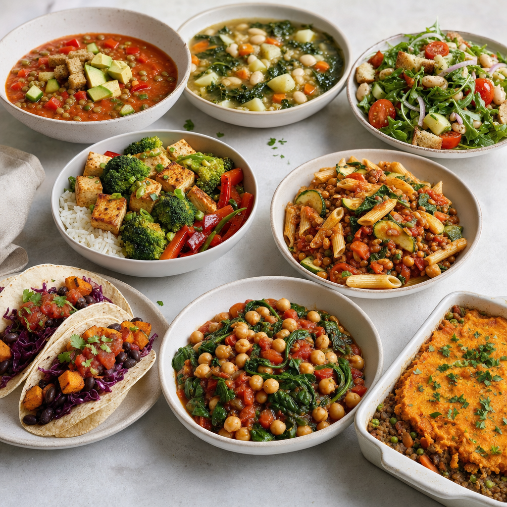 Plant Based Nut Free generated menu image