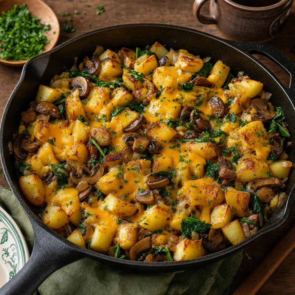 Mushroom Potato Second Breakfast Skillet