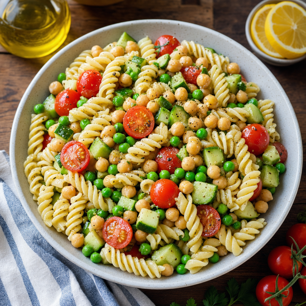 Chickpea Pasta Lunch Salad