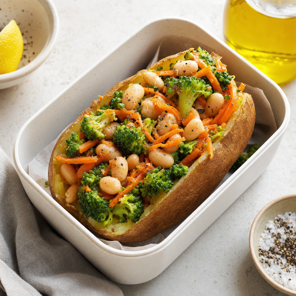 Broccoli Potato Bean Boxes