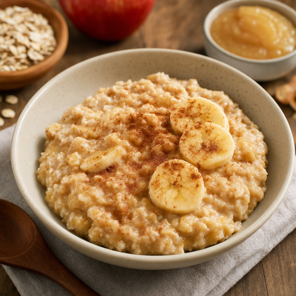 Creamy Applesauce Oats