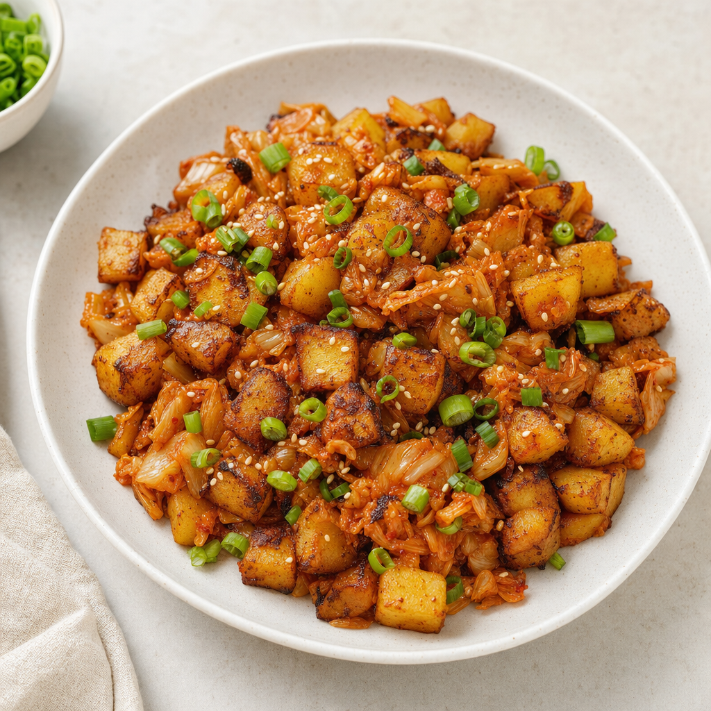Kimchi Potato Breakfast Hash
