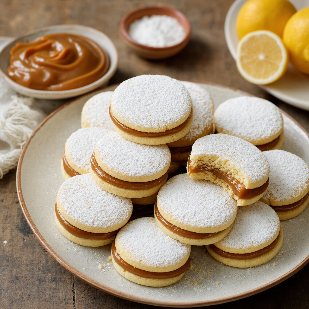 Peruvian Dulce de Leche Alfajor Cookies