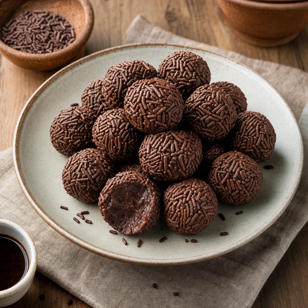 Brazilian Brigadeiro Chocolate Truffles
