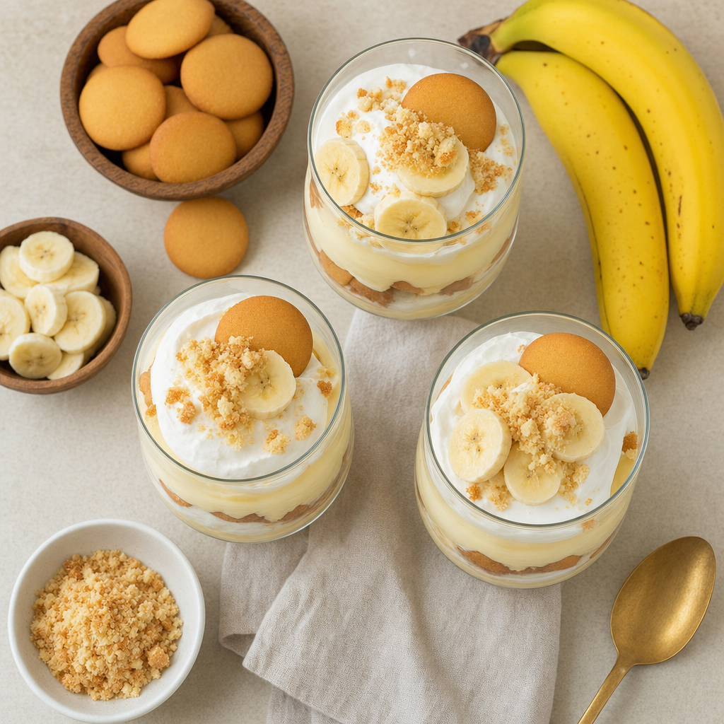 Southern Banana Pudding Parfaits