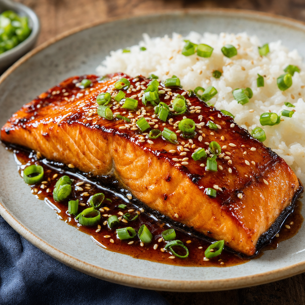 Teriyaki Glazed Salmon