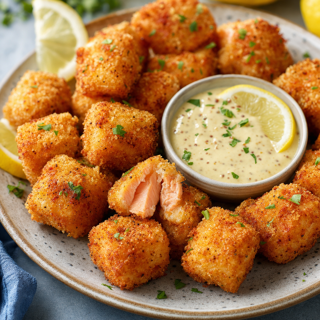 Air-Fried Salmon Bites