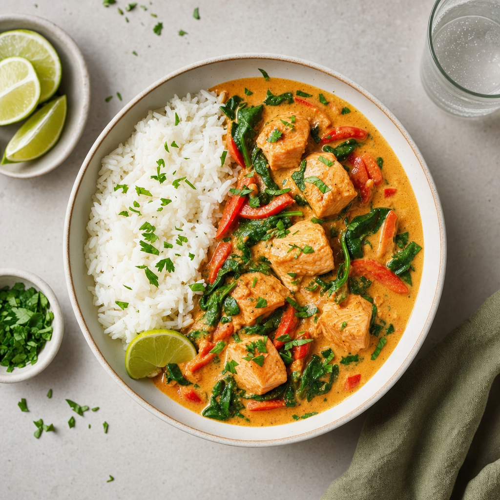 Coconut Salmon Curry