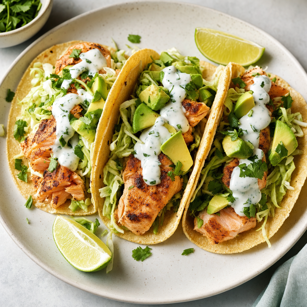 Salmon Tacos