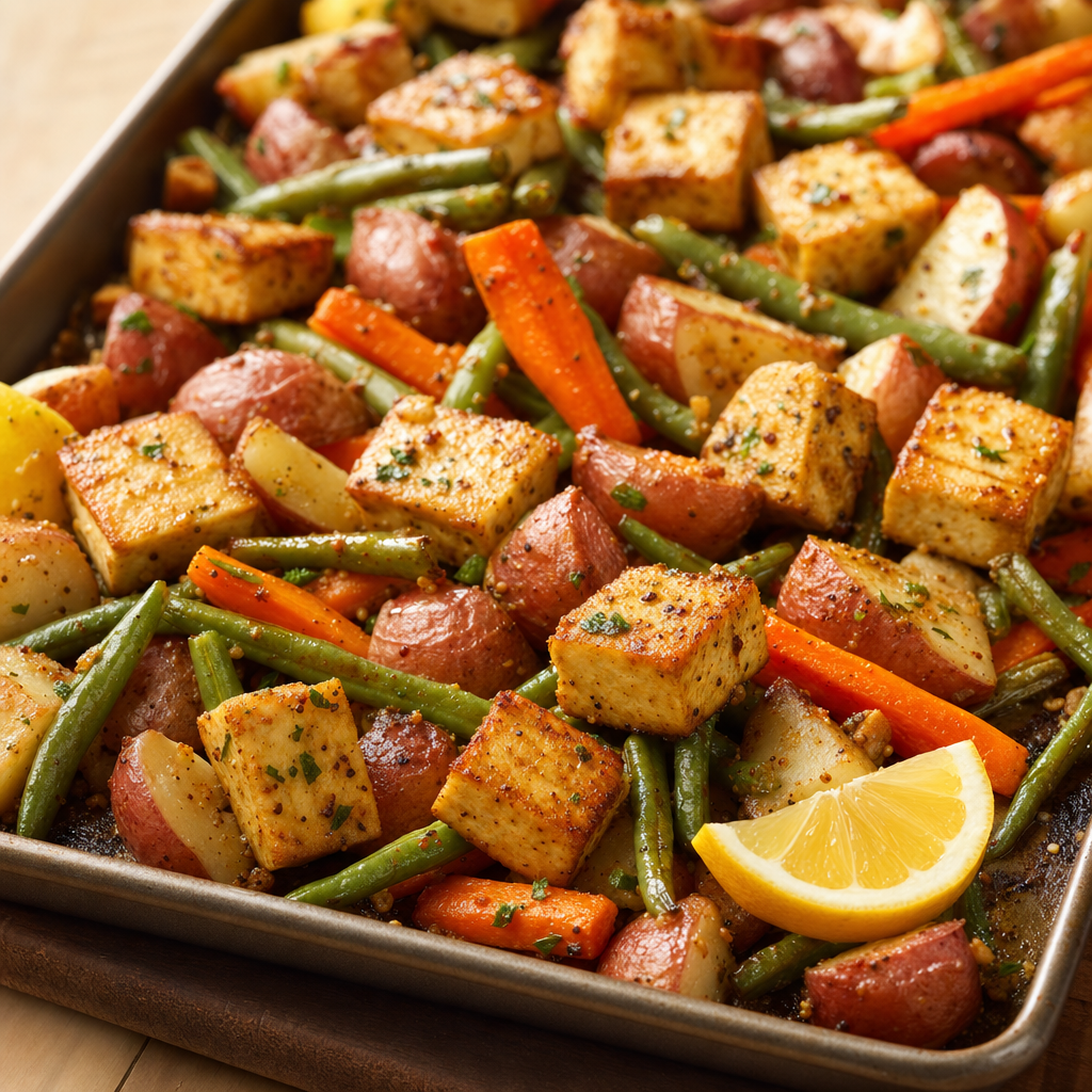 Dijon Tofu Potato Tray