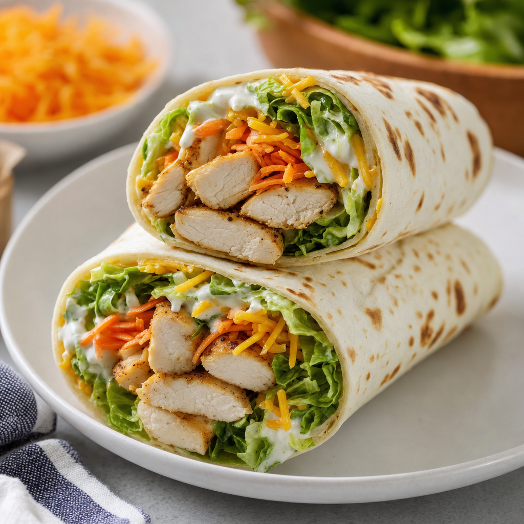Ranch Chicken Wraps