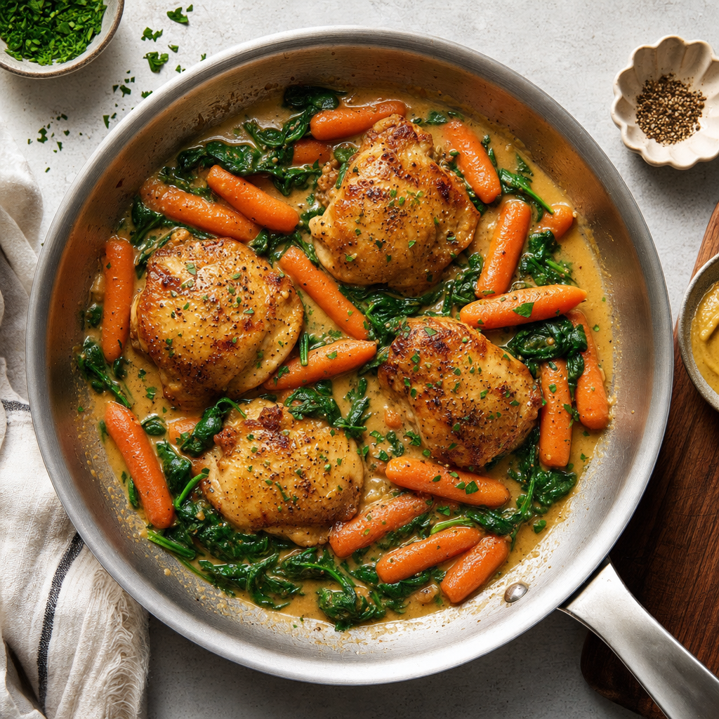 Honey Mustard Chicken Skillet