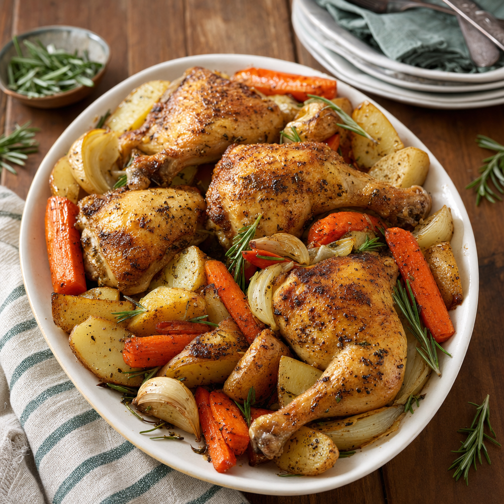 Herb Butter Roasted Chicken