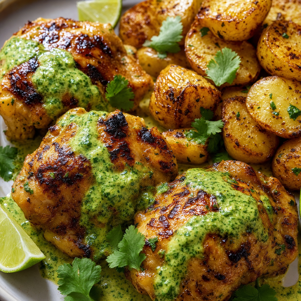 Peruvian Green Sauce Chicken