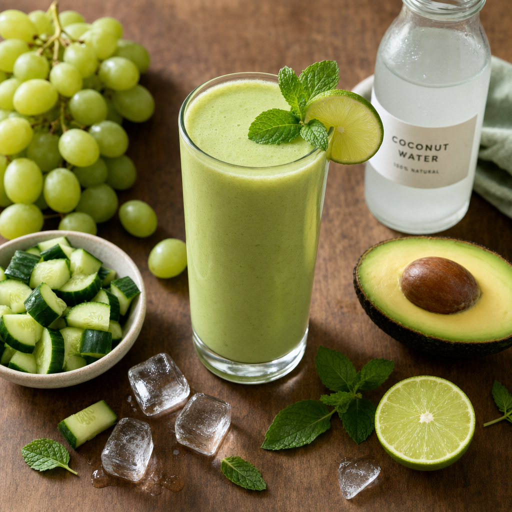 Green Grape Cucumber Smoothie