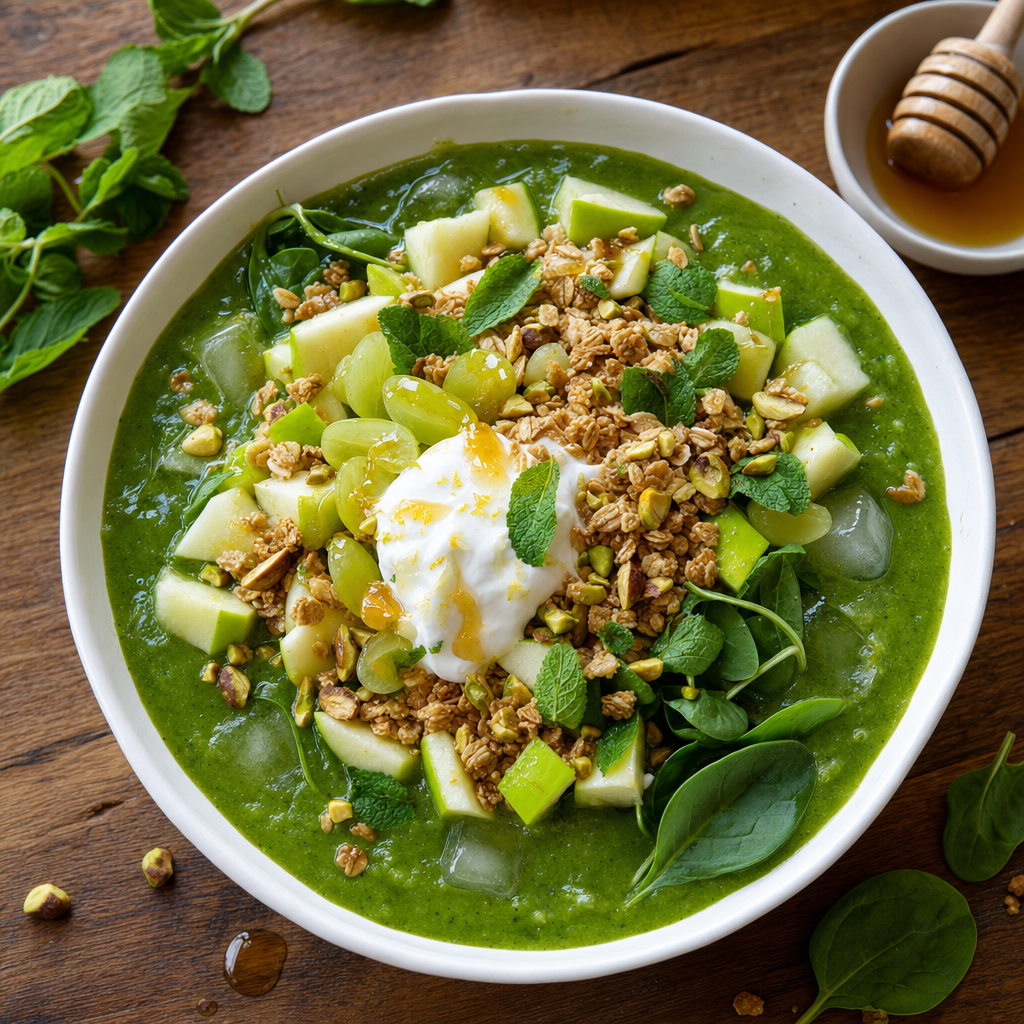 Green Apple Mint Smoothie Bowl