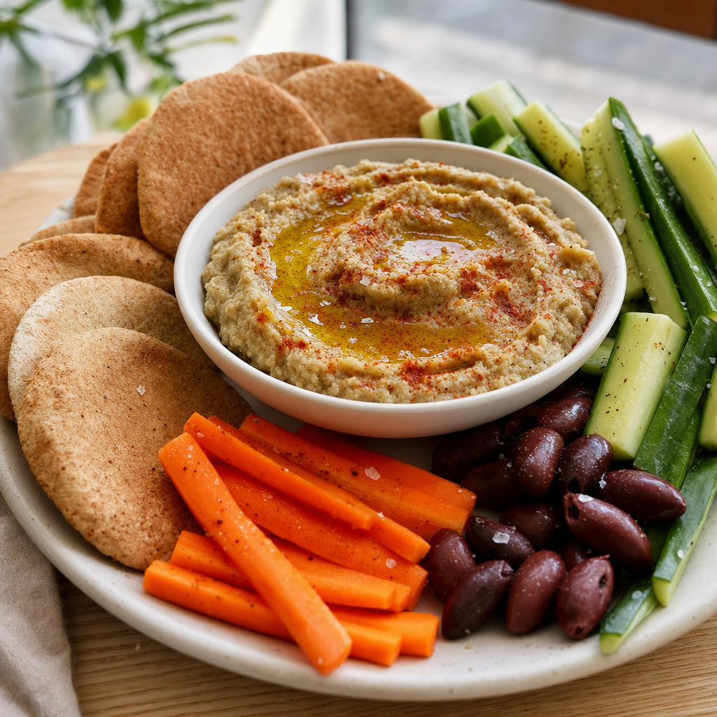 Eggplant White Bean Mezze Spread
