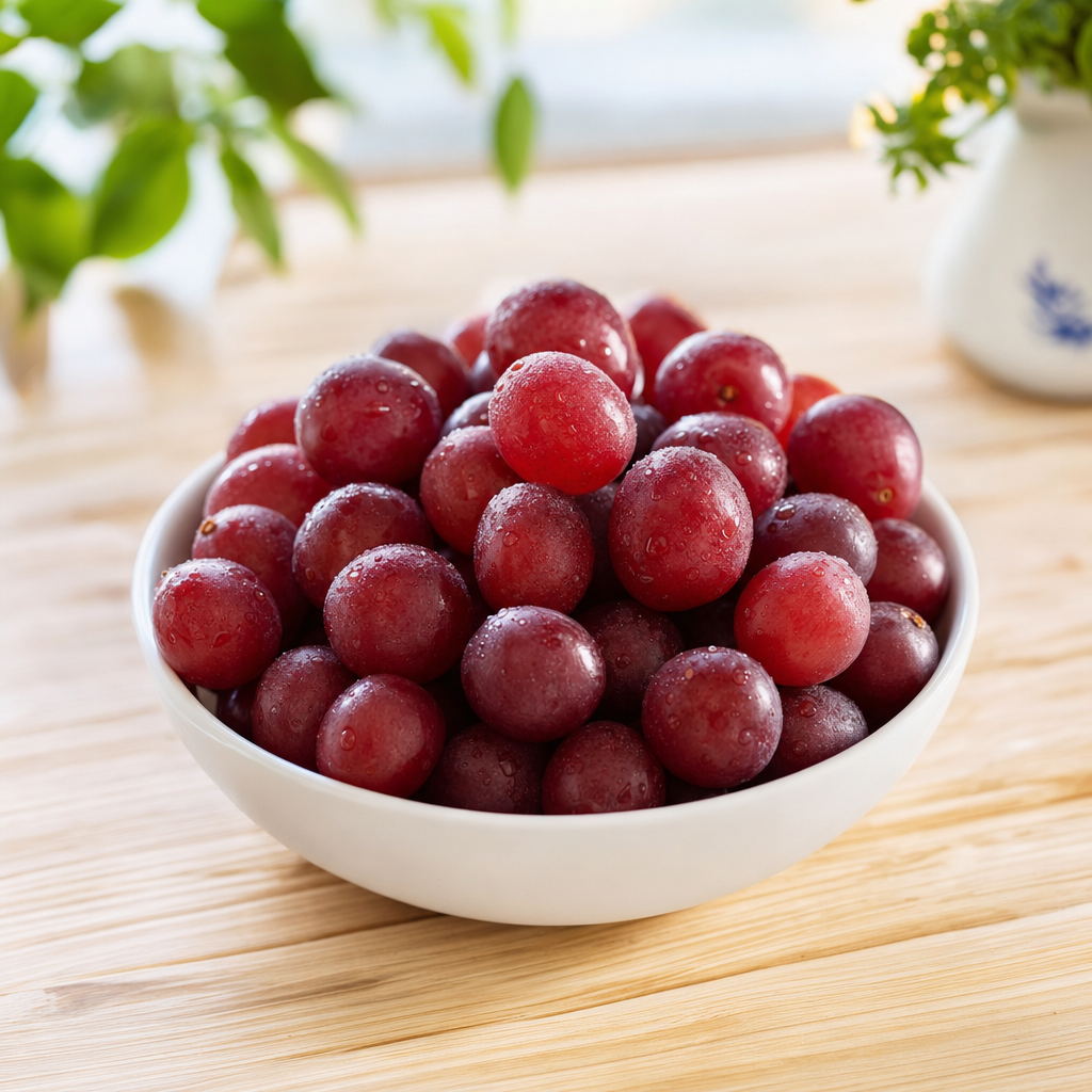 Chilled Red Grapes