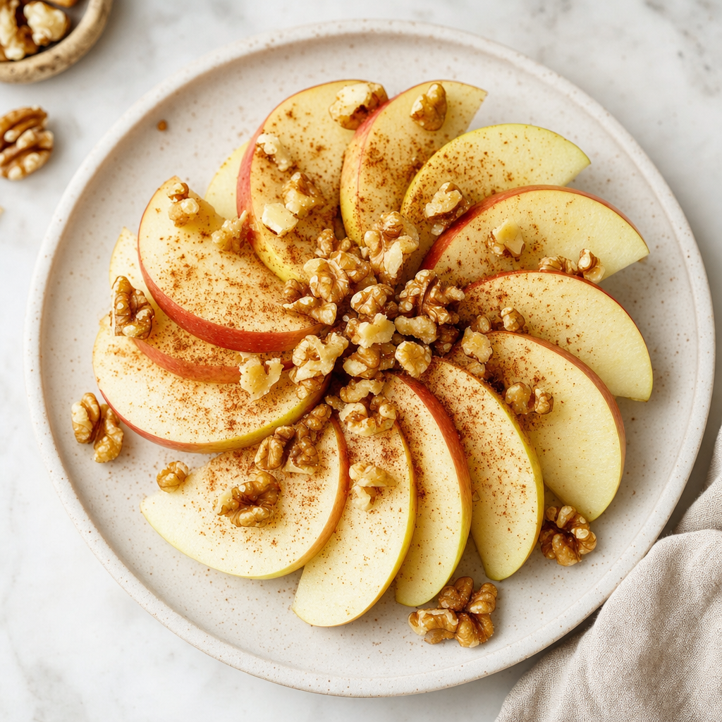 Cinnamon Apple Walnut Slices