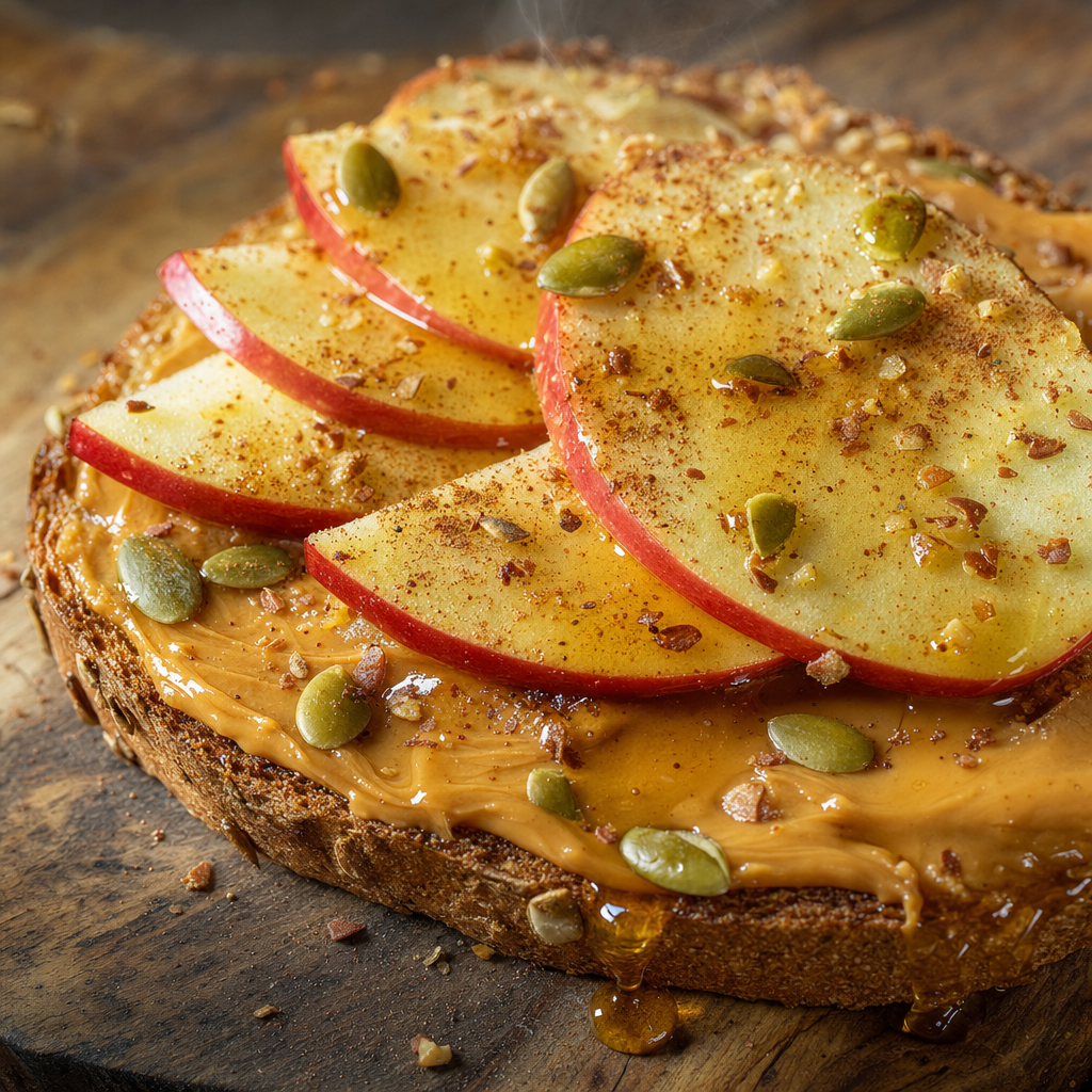 Peanut Butter Apple Toast