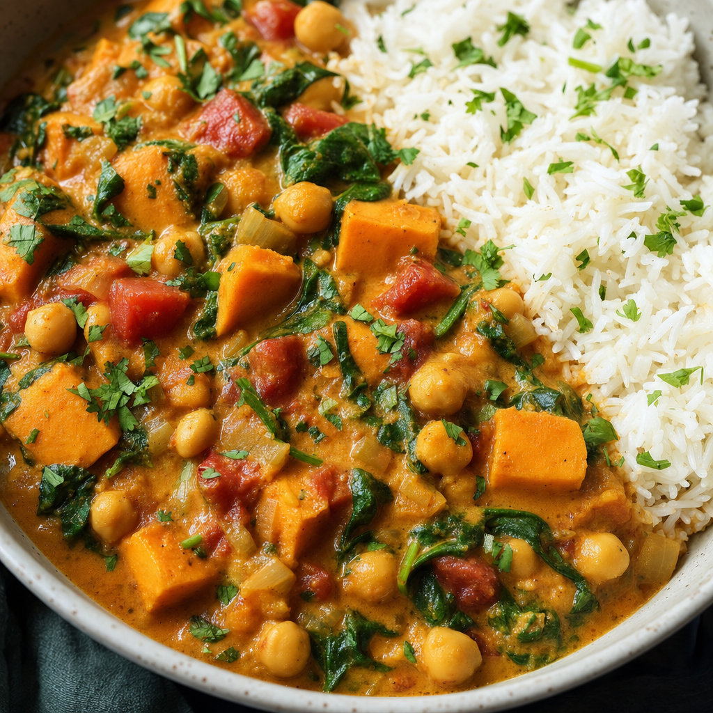 Chickpea Sweet Potato Curry