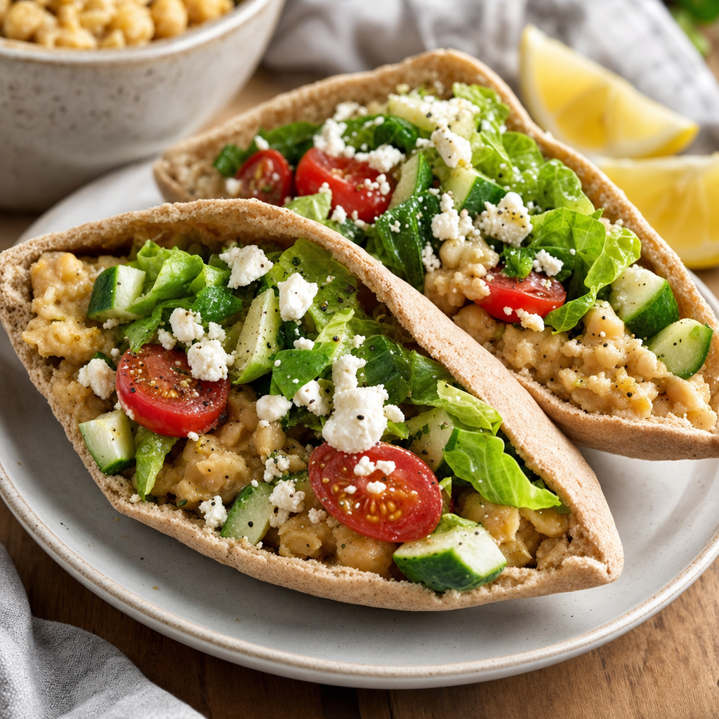 Chickpea Pita Pockets