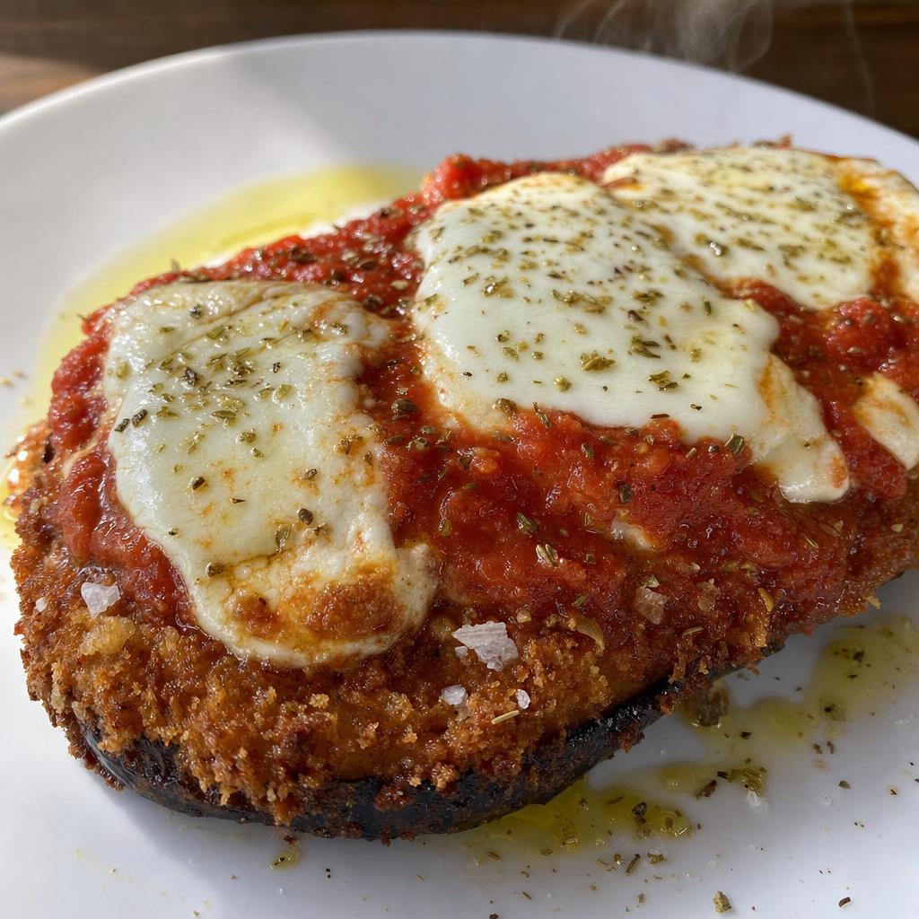 Eggplant Milanesa Napolitana