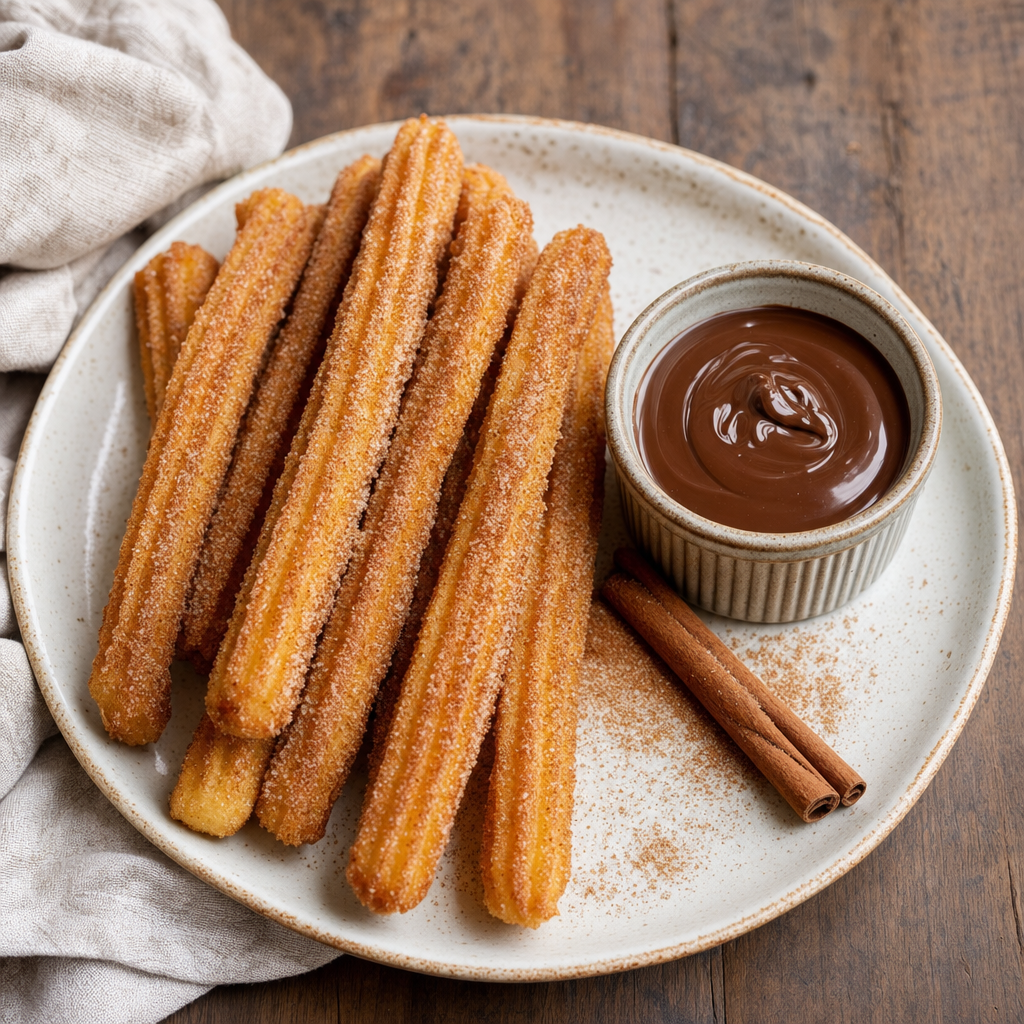 Churros with Chocolate