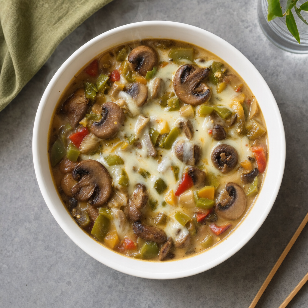 Bhutanese Mushroom and Chile Stew