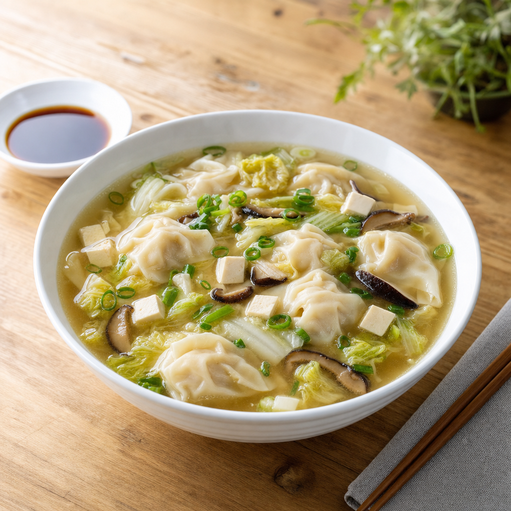 Vegetable Wonton Soup