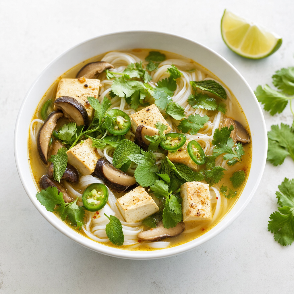 Vegetable Hue-Style Noodle Soup