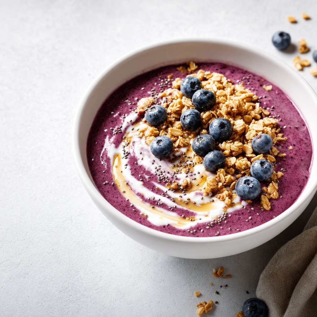 Berry Banana Crunch Smoothie Bowl recipe combo