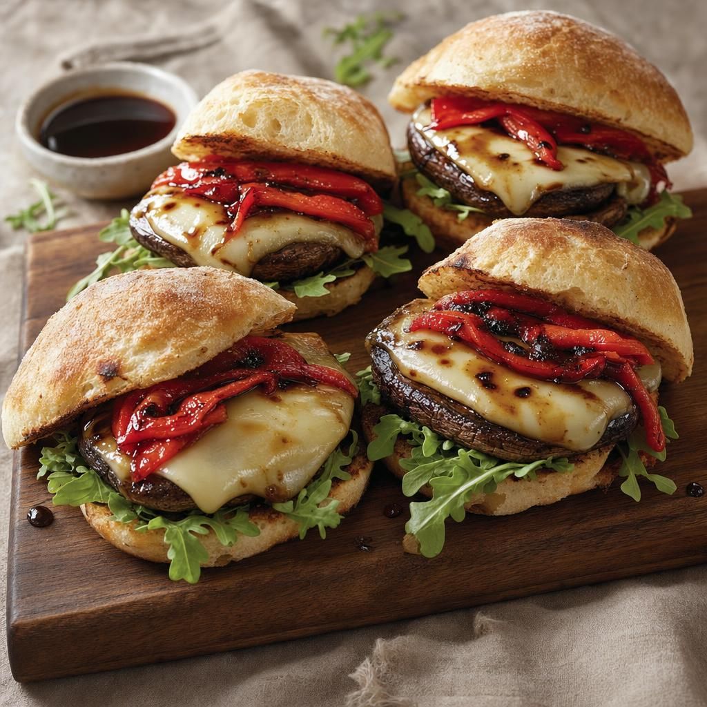 Portobello Cheese Sandwich