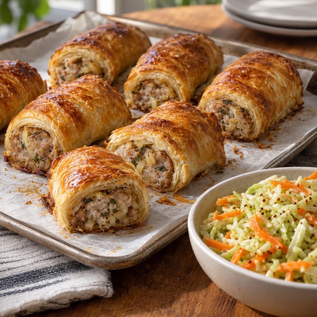 Pork and Apple Sausage Rolls