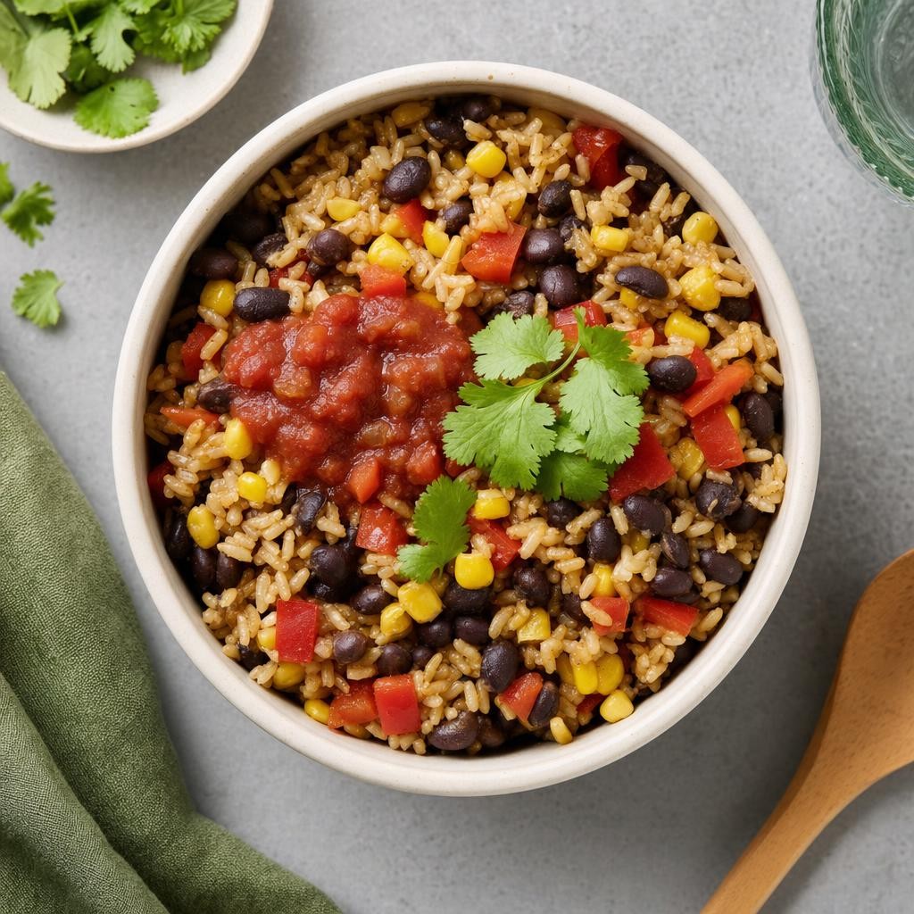 Black Bean Rice Bowl recipe combo