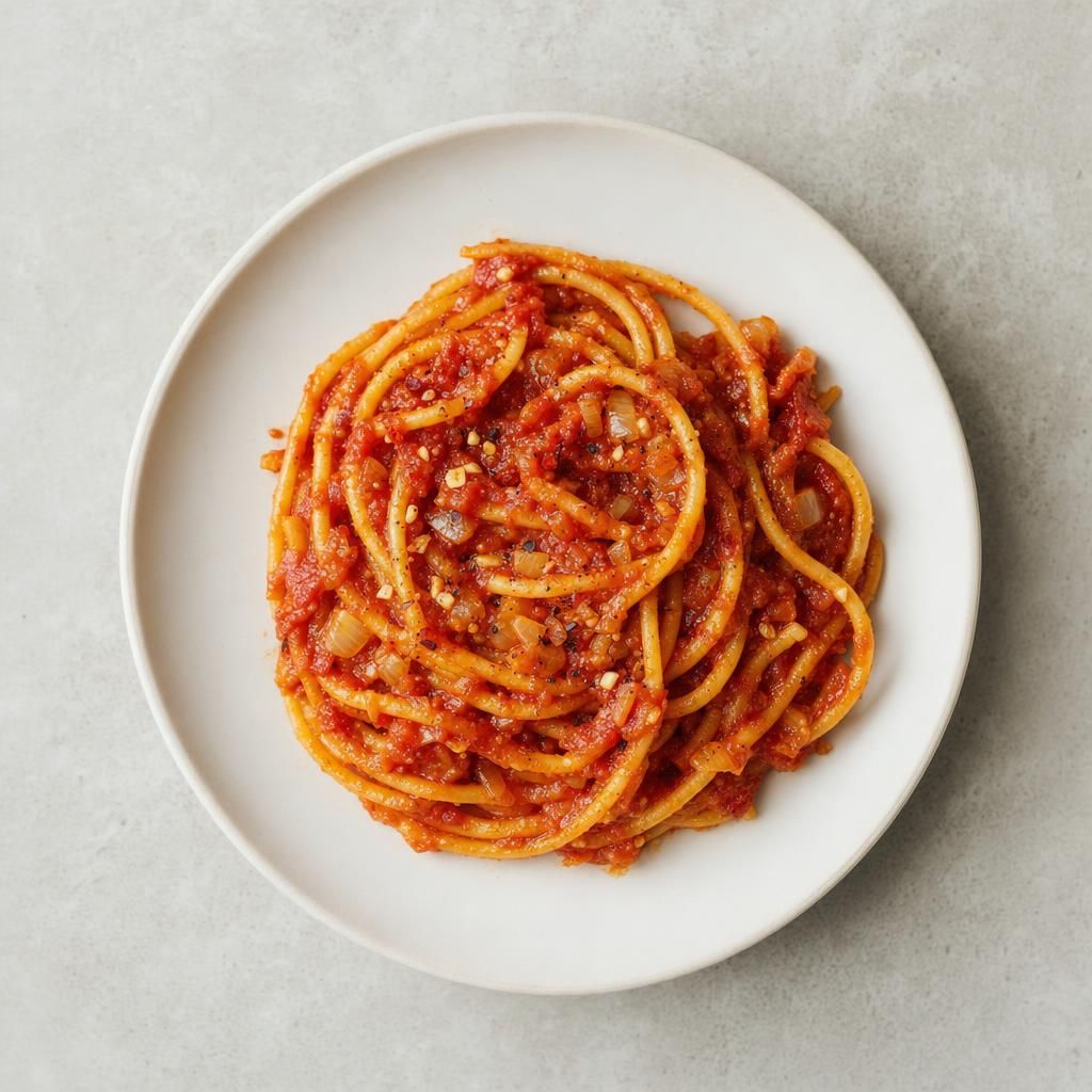 Bucatini with Smoky Tomato Sauce