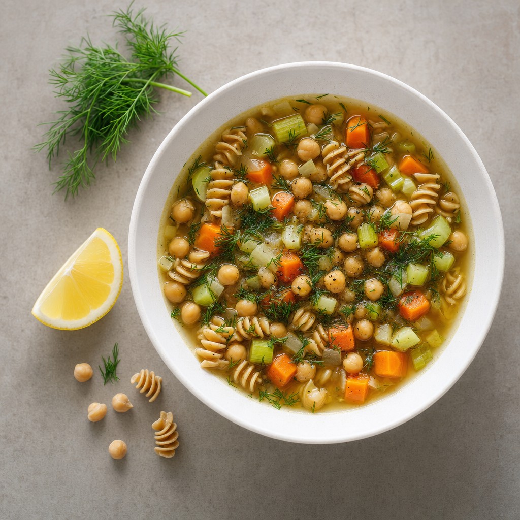Chickpea Noodle Soup with Dill recipe combo