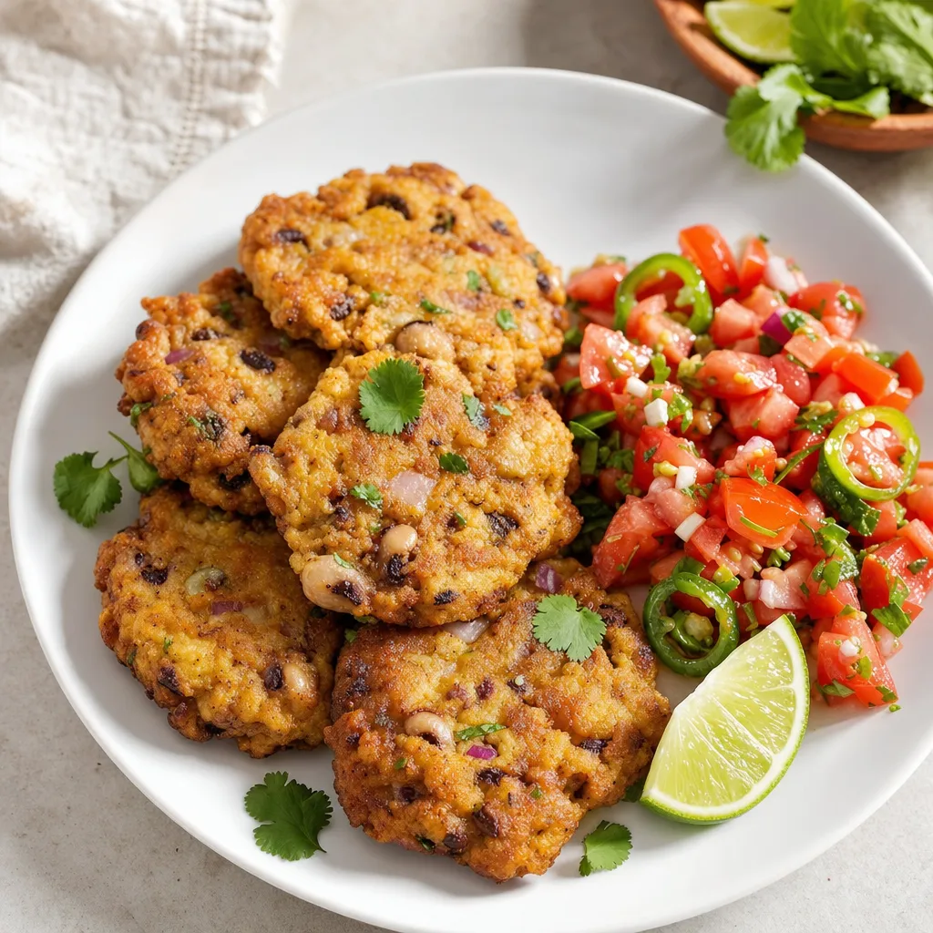Ghanaian Koose with Tomato Relish recipe combo