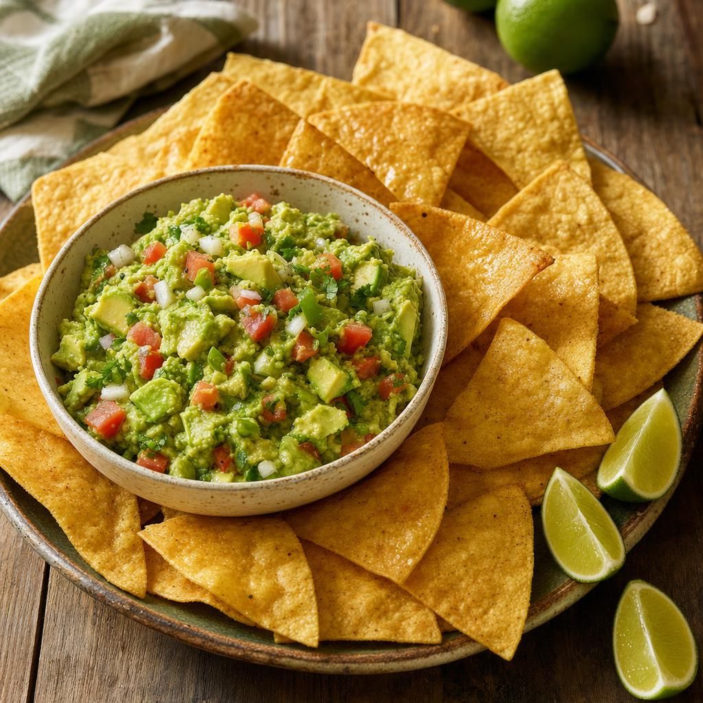 Guacamole with Fresh Tortilla Chips