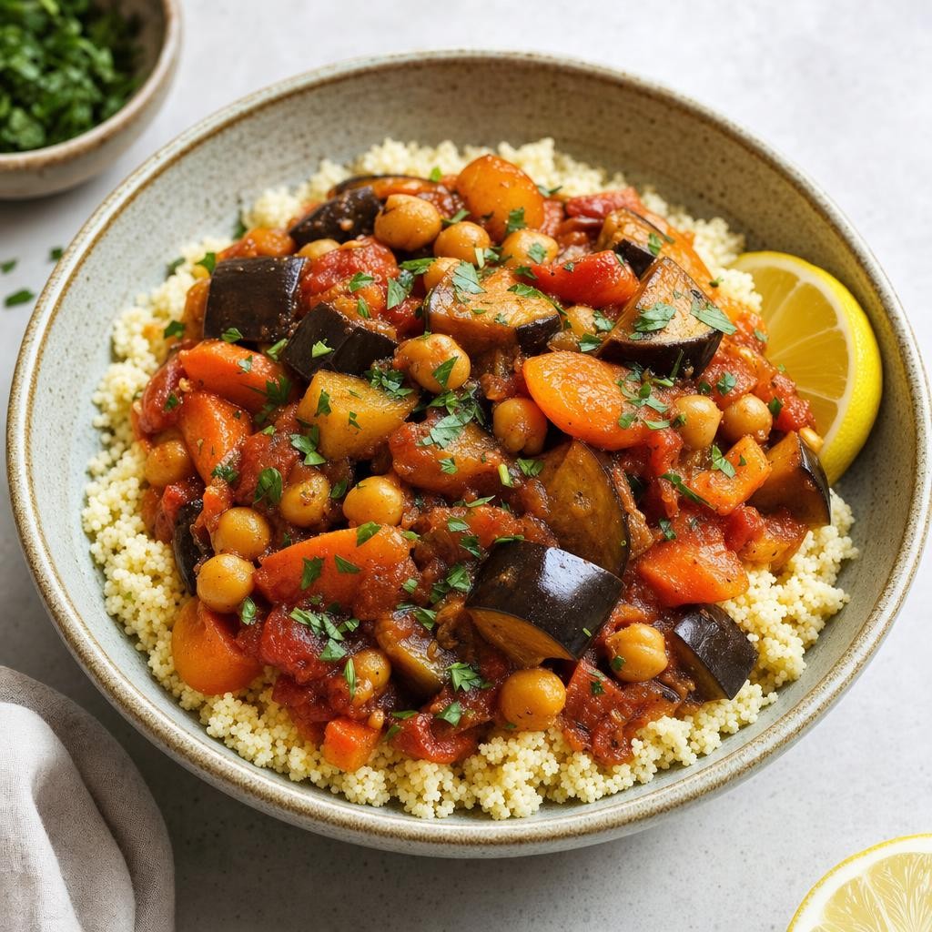 Chickpea Eggplant Tagine