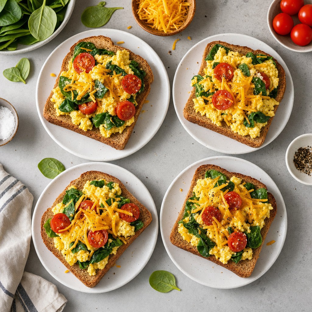 Spinach Egg Toast