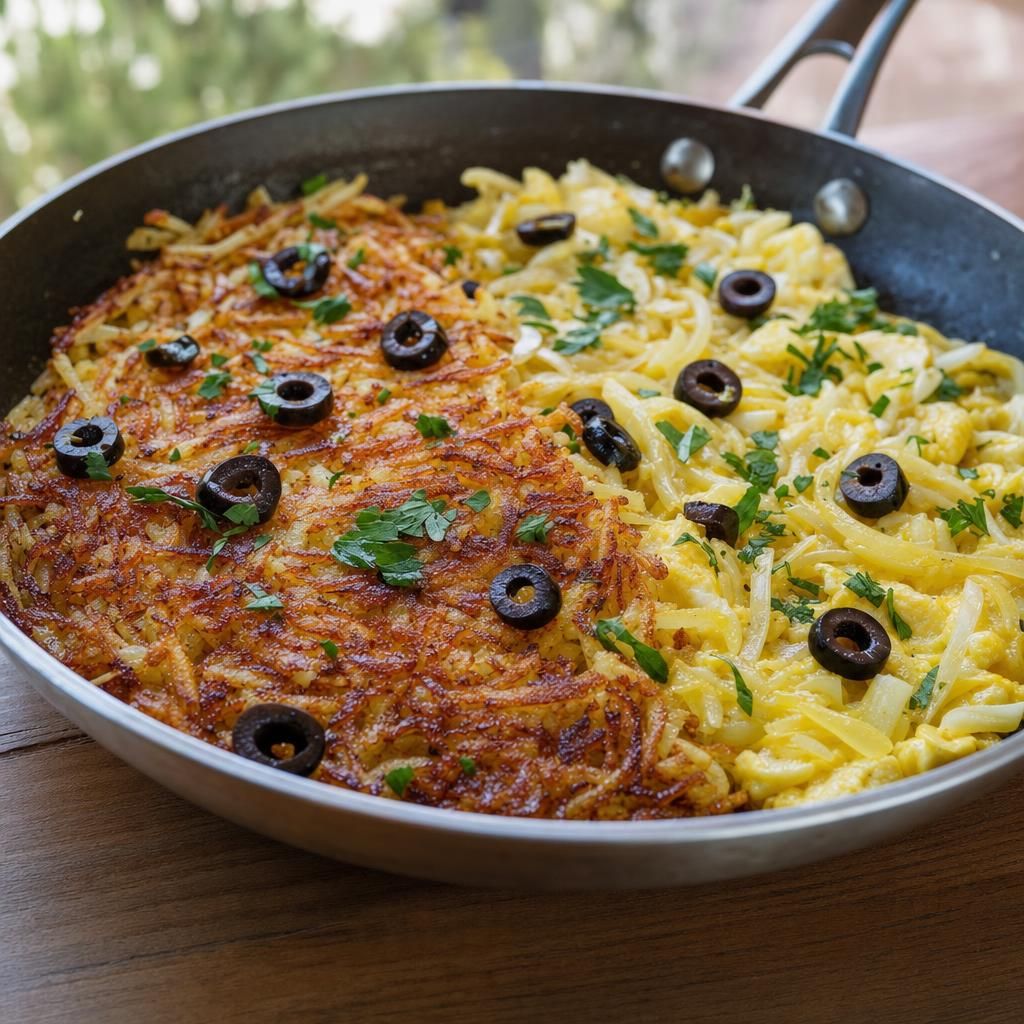 Potato and Egg Skillet a Bras