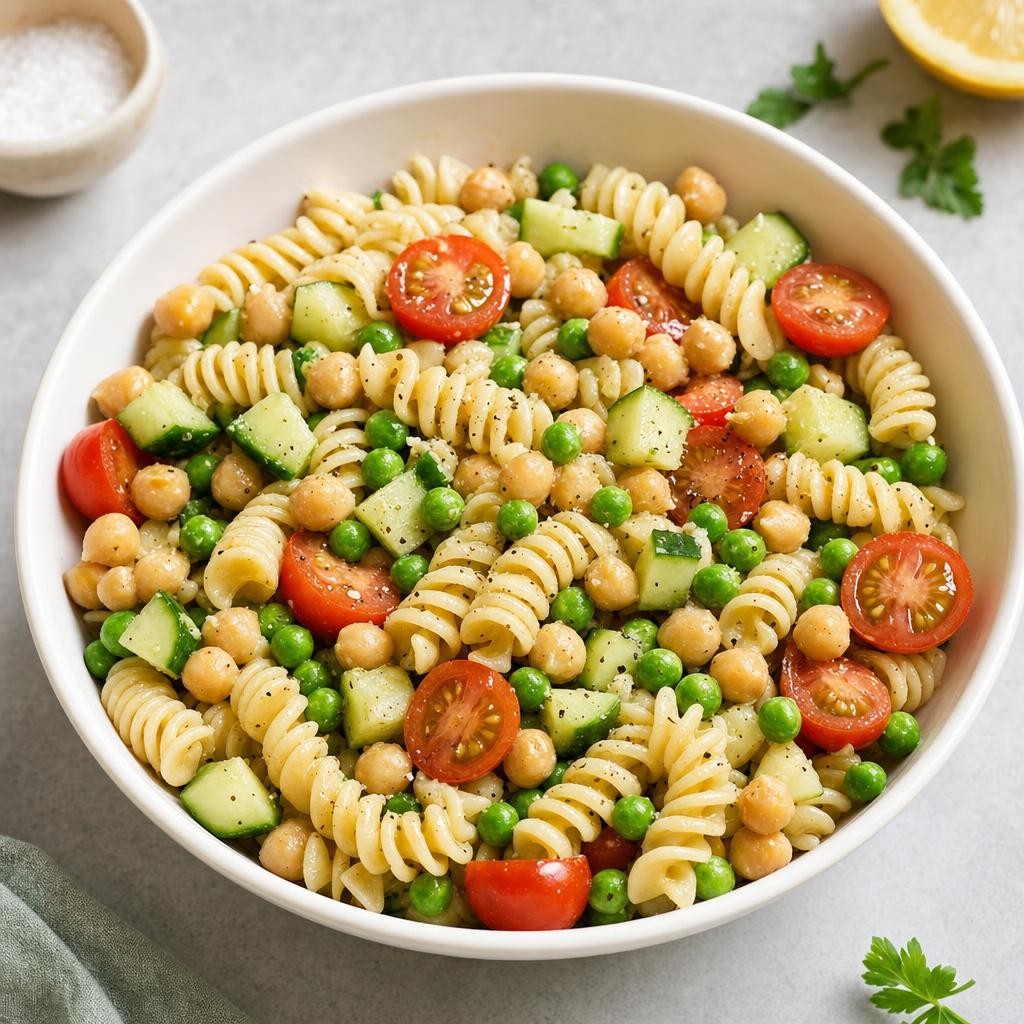 Chickpea Pasta Lunch Salad
