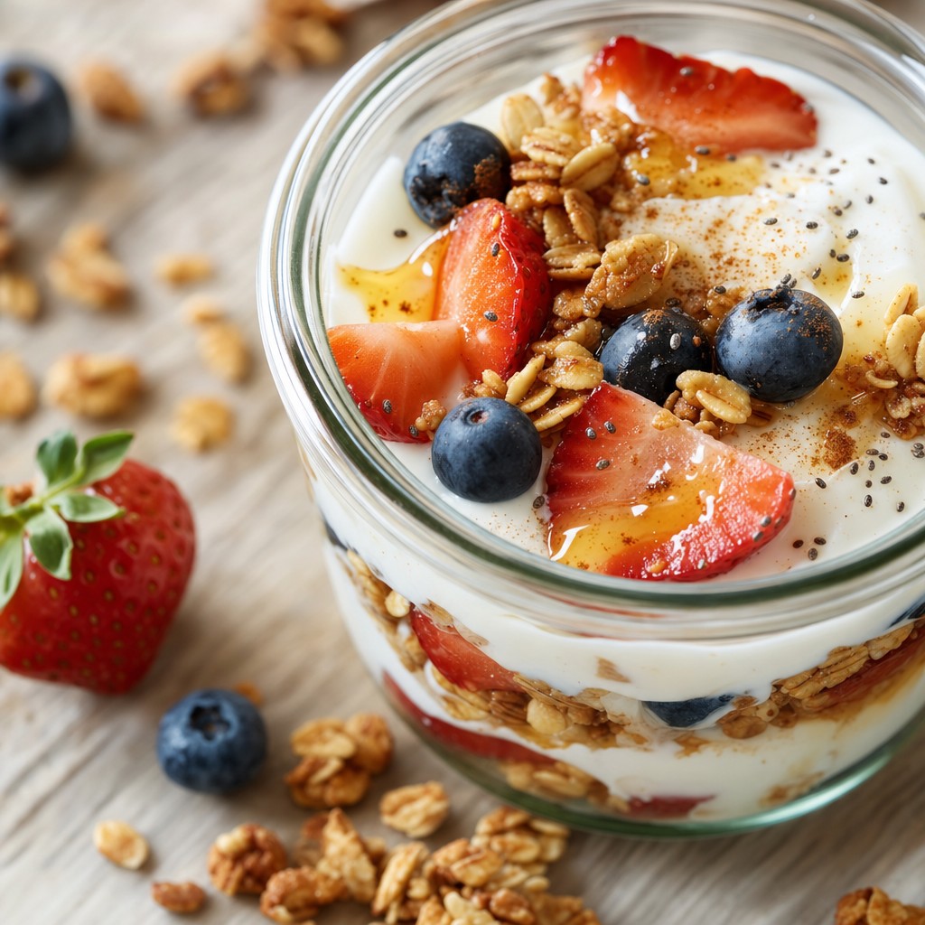 Yogurt Parfait with Granola recipe combo